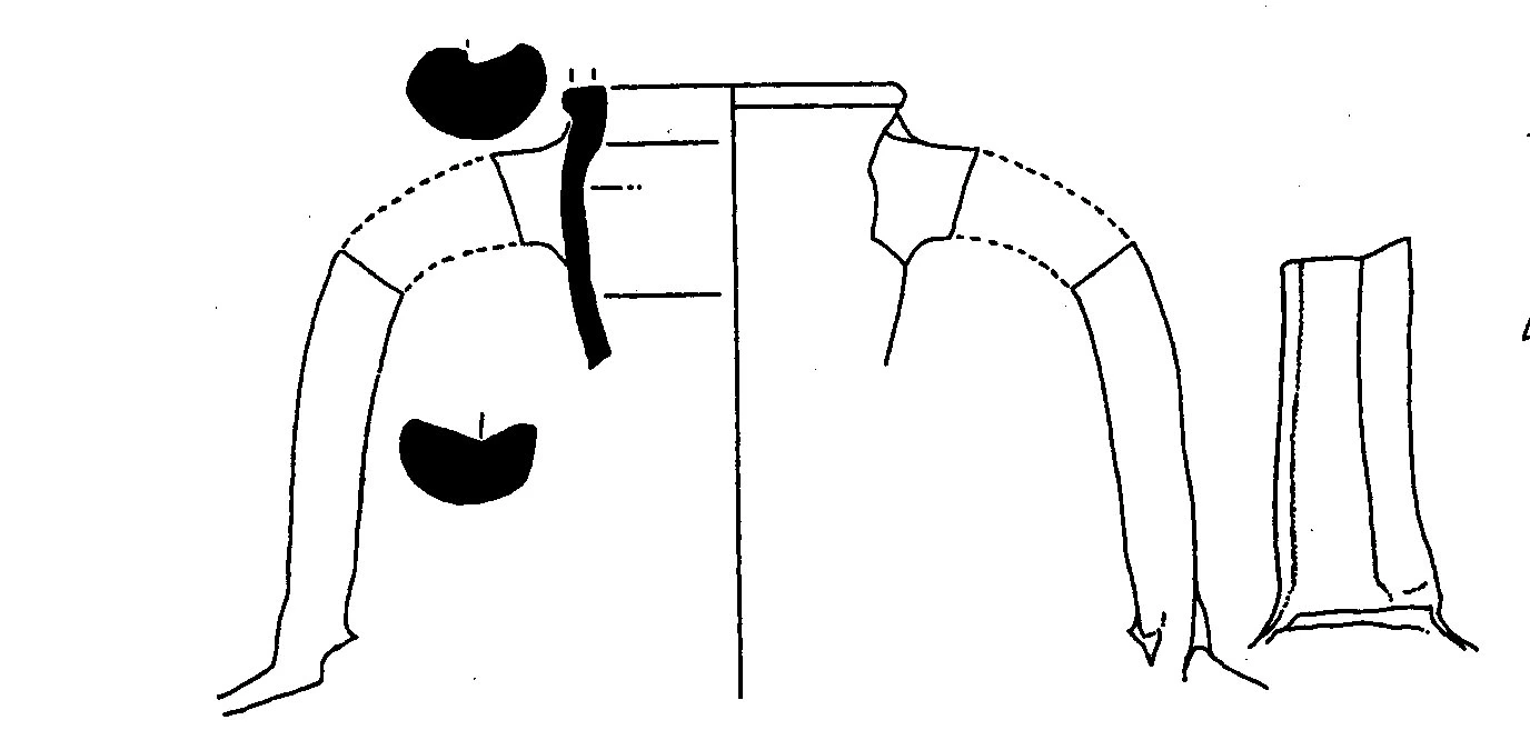 Roman Period Ceramic #1925 technical drawing