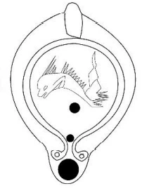 Roman Period Ceramic #1634 technical drawing