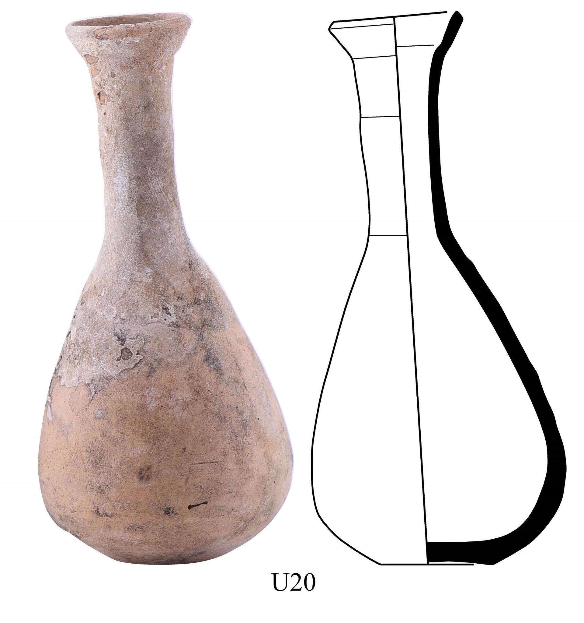 Hellenistic Period Ceramic #2541 technical drawing