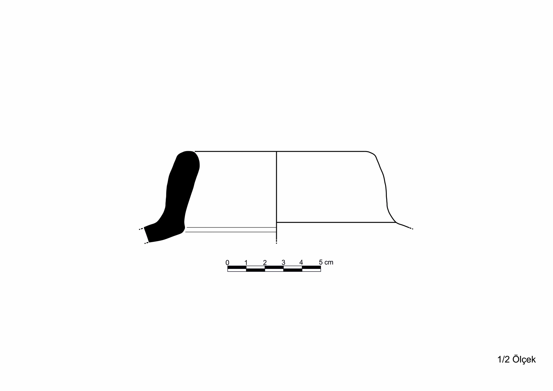 Roman Period Ceramic #2171 technical drawing