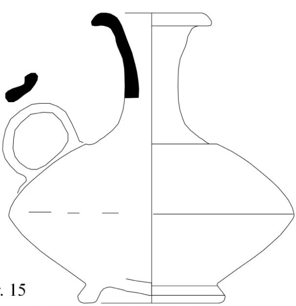 Hellenistic Period Ceramic #2331 technical drawing