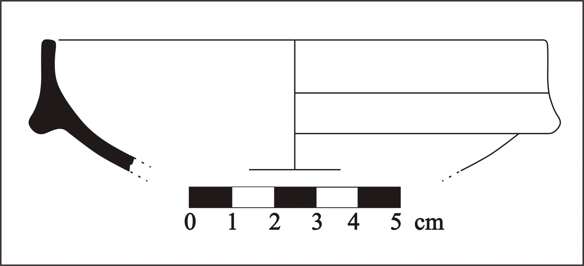Roman Period Ceramic #511 technical drawing