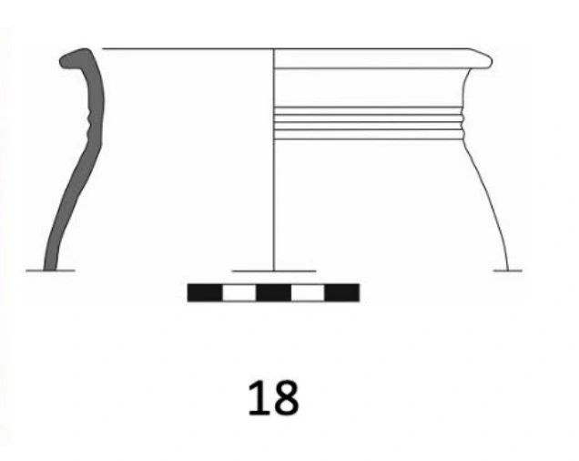 Roman Period Ceramic #2684 technical drawing