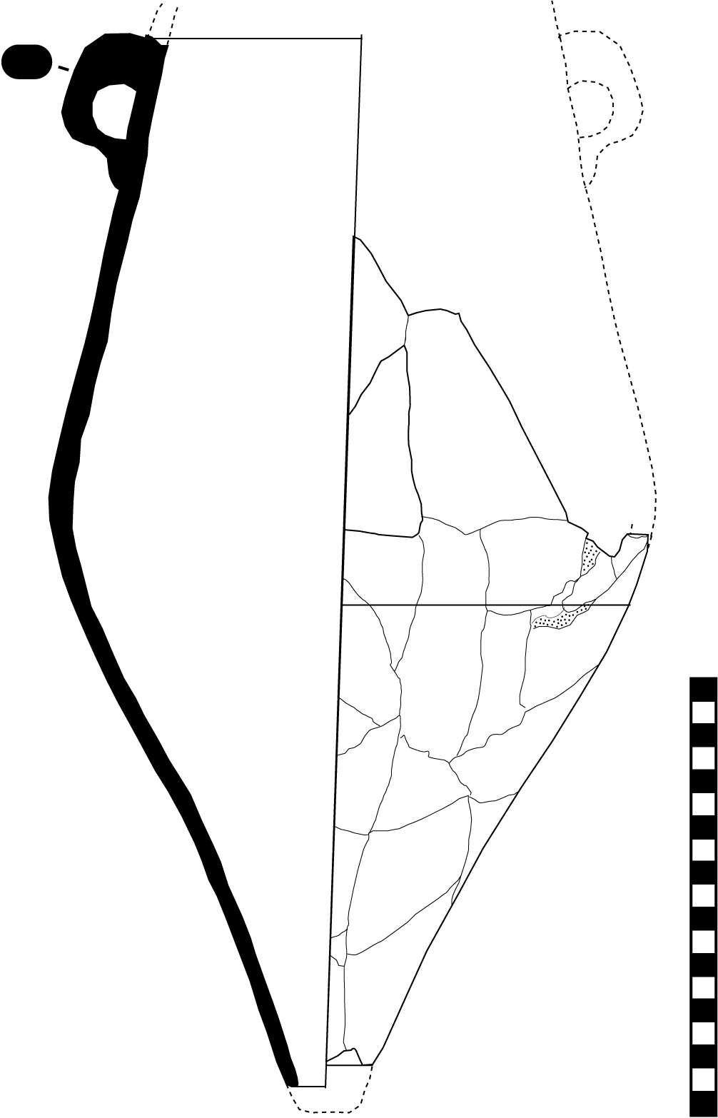 Classical Period Ceramic #2480 technical drawing