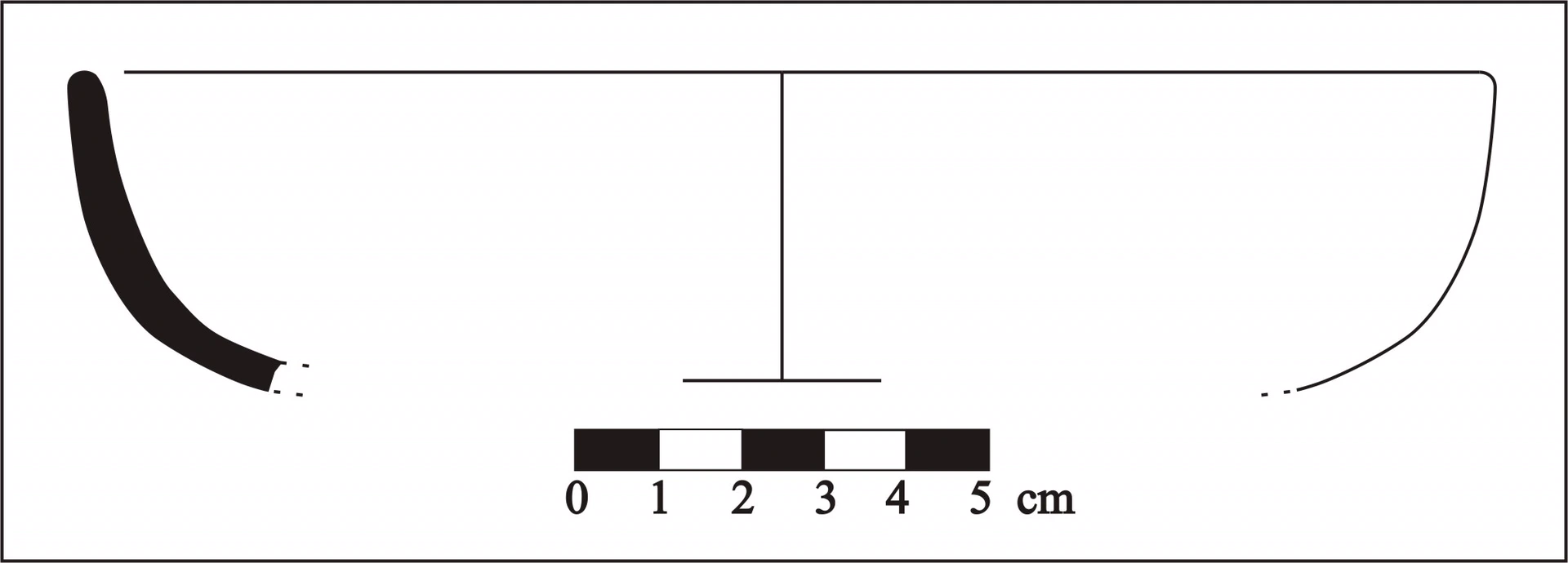 Roman Period Ceramic #504 technical drawing
