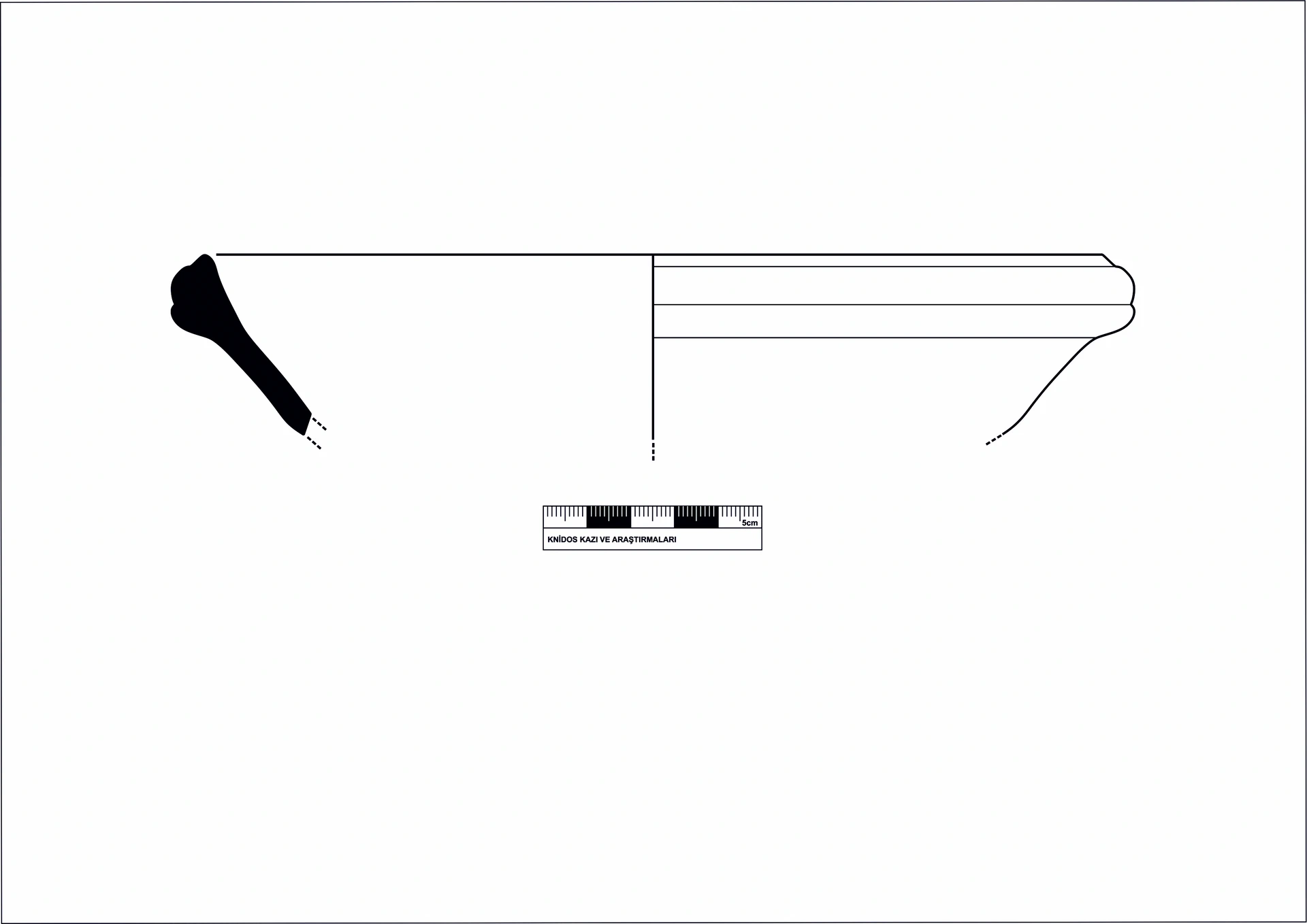 Roman Period Ceramic #2396 technical drawing