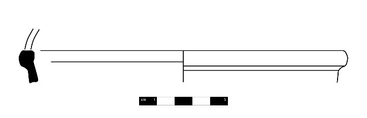 Roman Period Ceramic #1447 technical drawing