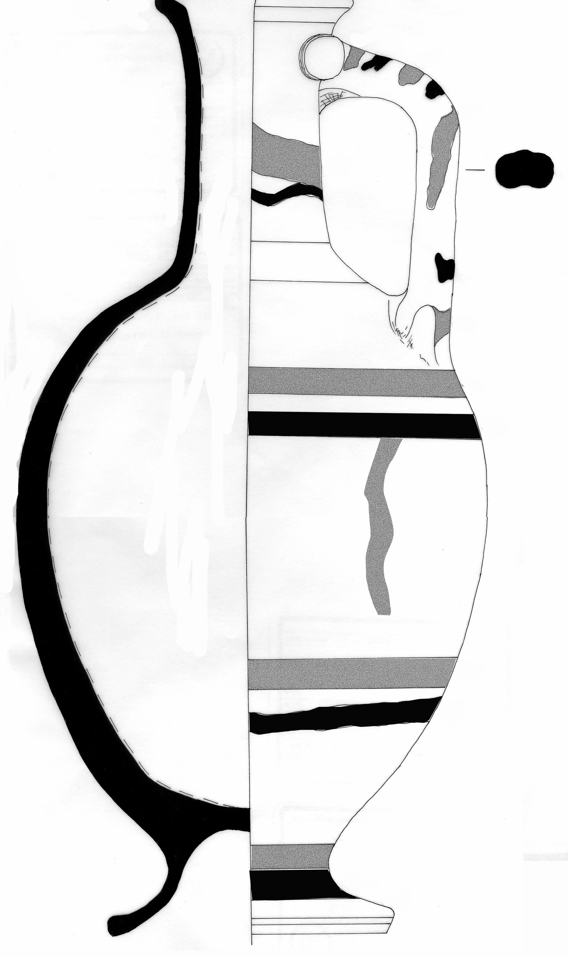 Classical Period Ceramic #2449 technical drawing