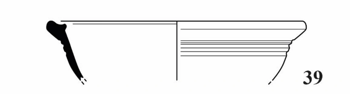 Roman Period Ceramic #2789 technical drawing