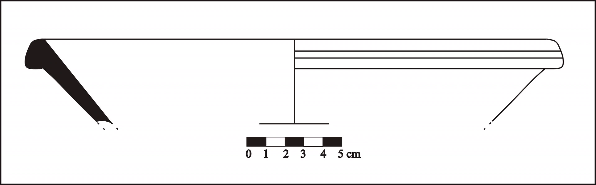 Roman Period Ceramic #676 technical drawing