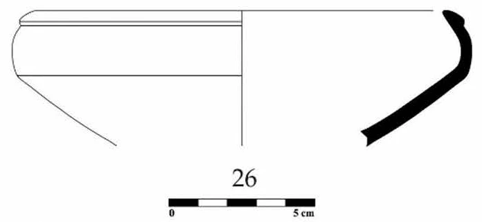 Roman Period Ceramic #945 technical drawing