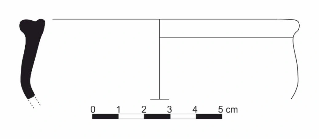 Roman Period Ceramic #2587 technical drawing
