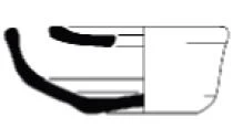 Hellenistic Period Ceramic #2073 technical drawing