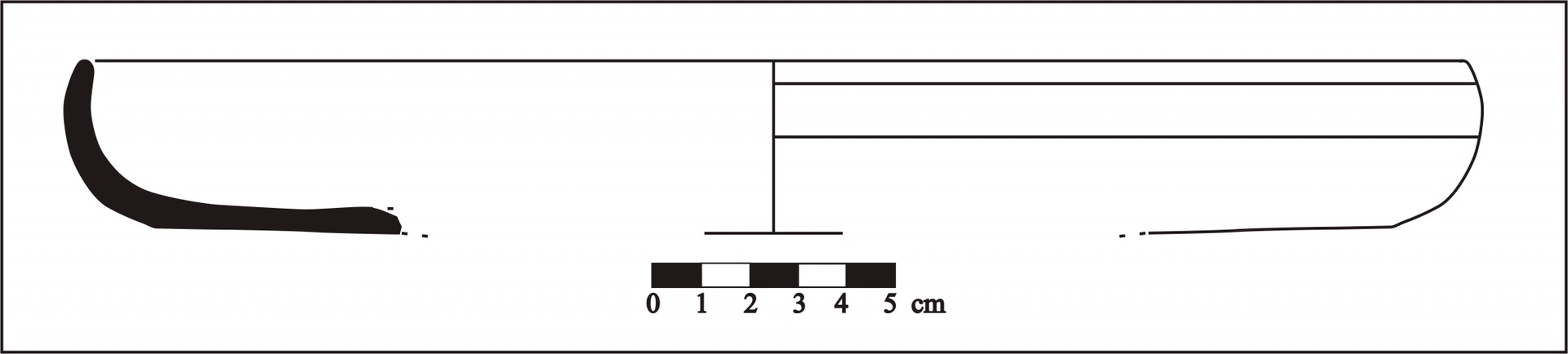 Roman Period Ceramic #710 technical drawing