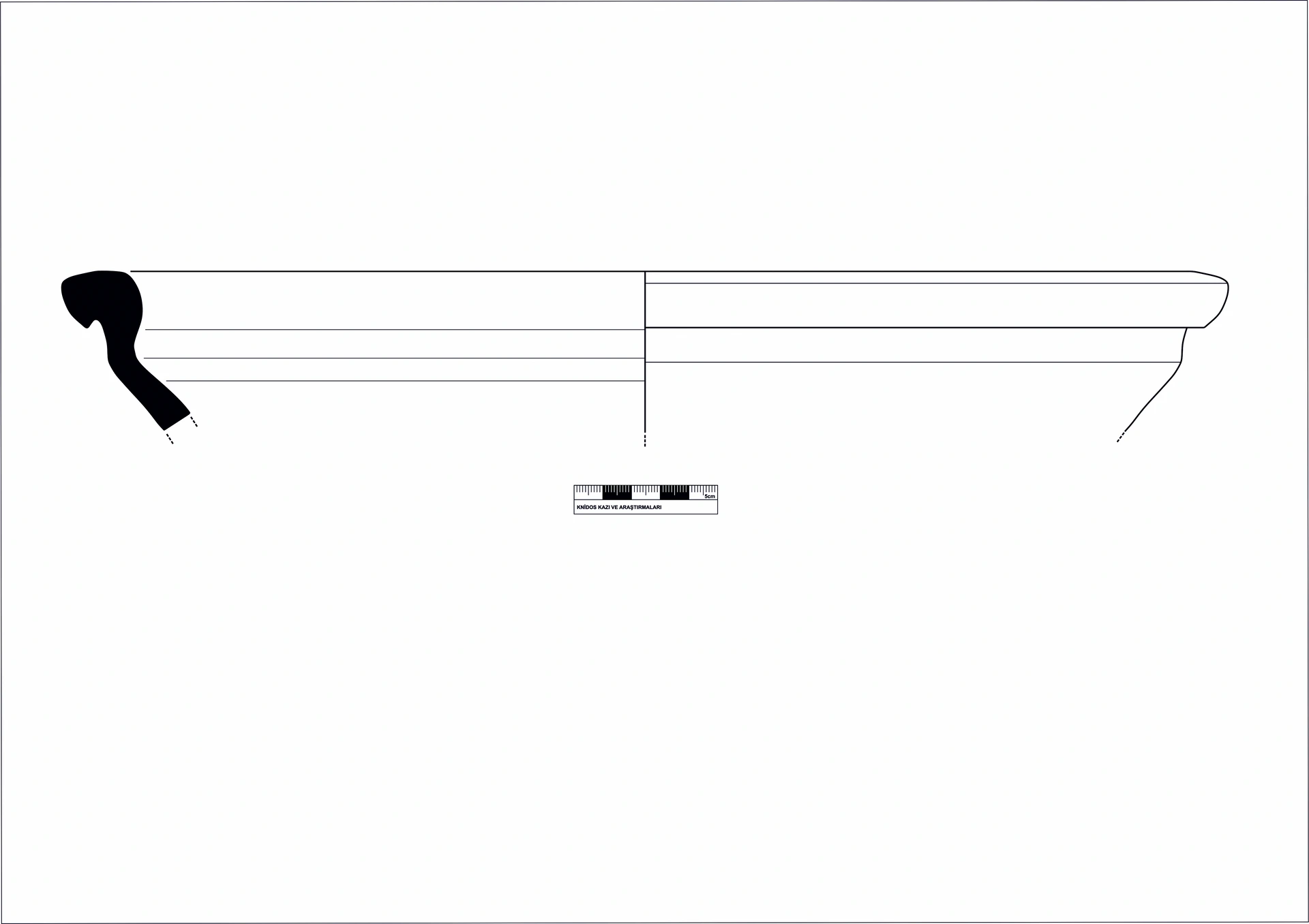 Roman Period Ceramic #2407 technical drawing