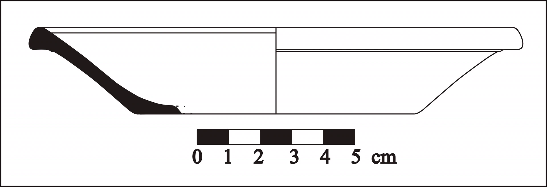 Roman Period Ceramic #490 technical drawing