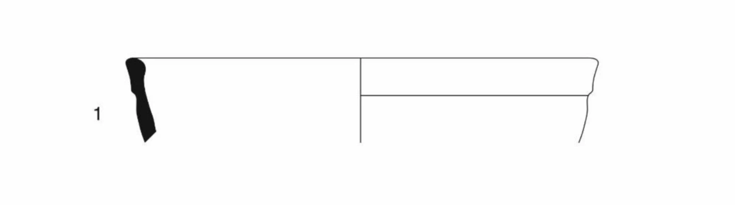 Roman Period Ceramic #2866 technical drawing