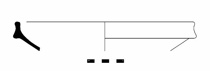 Roman Period Ceramic #1466 technical drawing