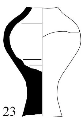 Hellenistic Period Ceramic #2339 technical drawing
