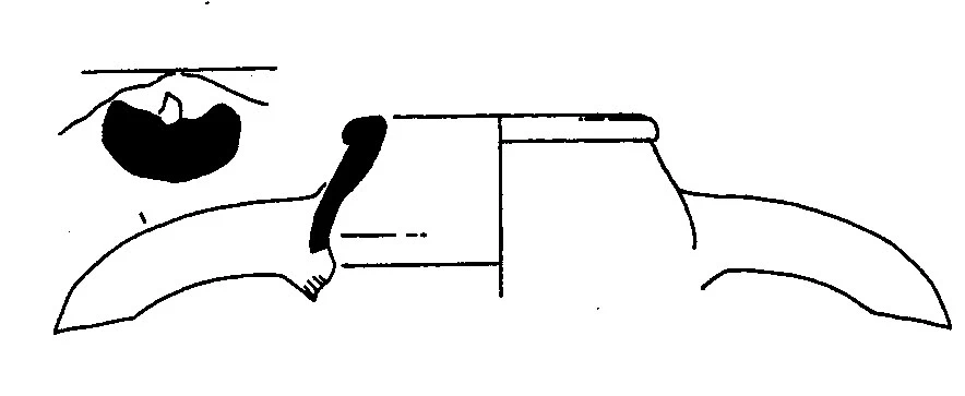 Roman Period Ceramic #1926 technical drawing