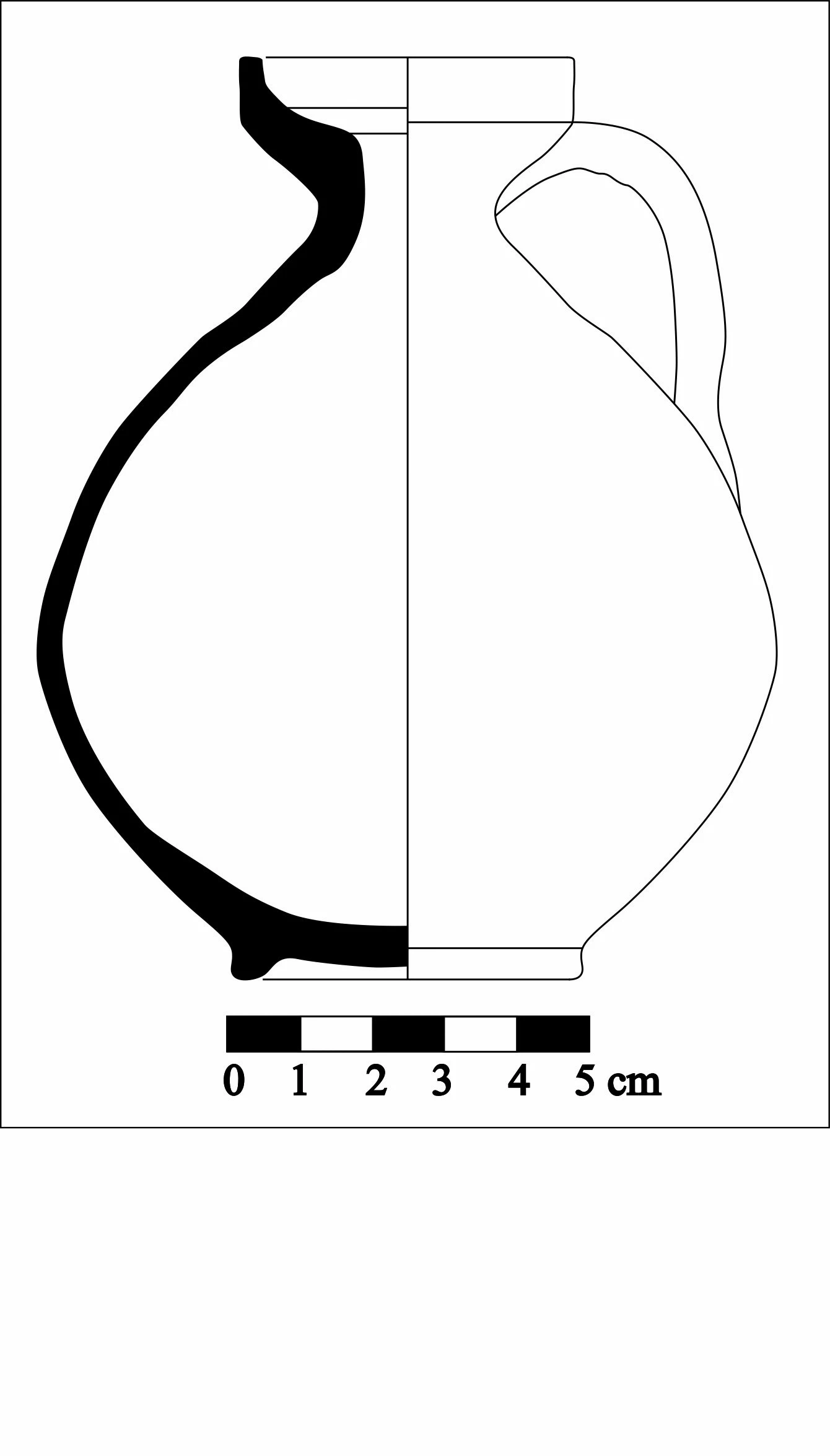 Roman Period Ceramic #830 technical drawing