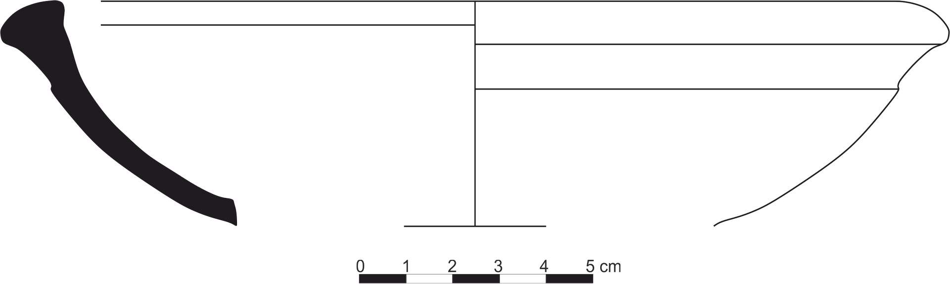 Roman Period Ceramic #2506 technical drawing