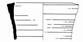 Roman Period Ceramic #1661 technical drawing