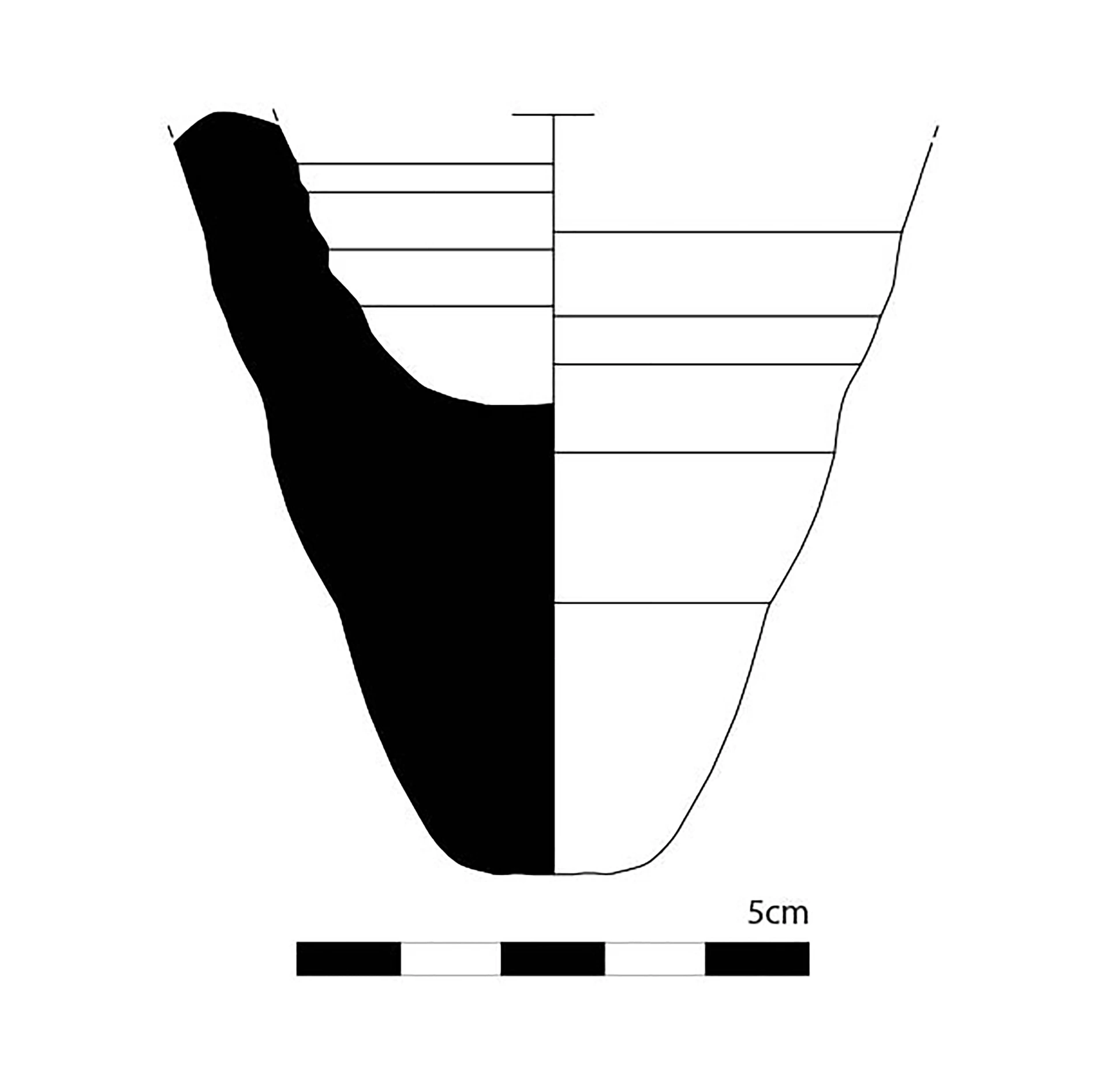 Roman Period Ceramic #883 technical drawing