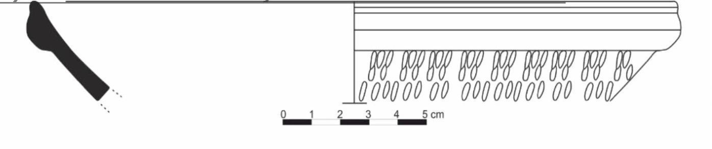 Roman Period Ceramic #2593 technical drawing