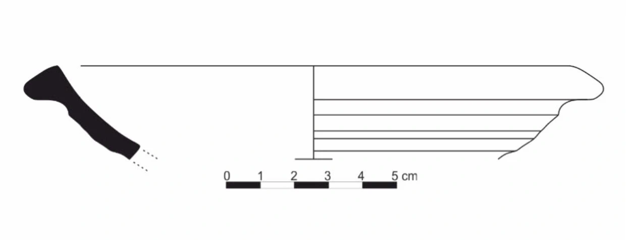 Roman Period Ceramic #2597 technical drawing