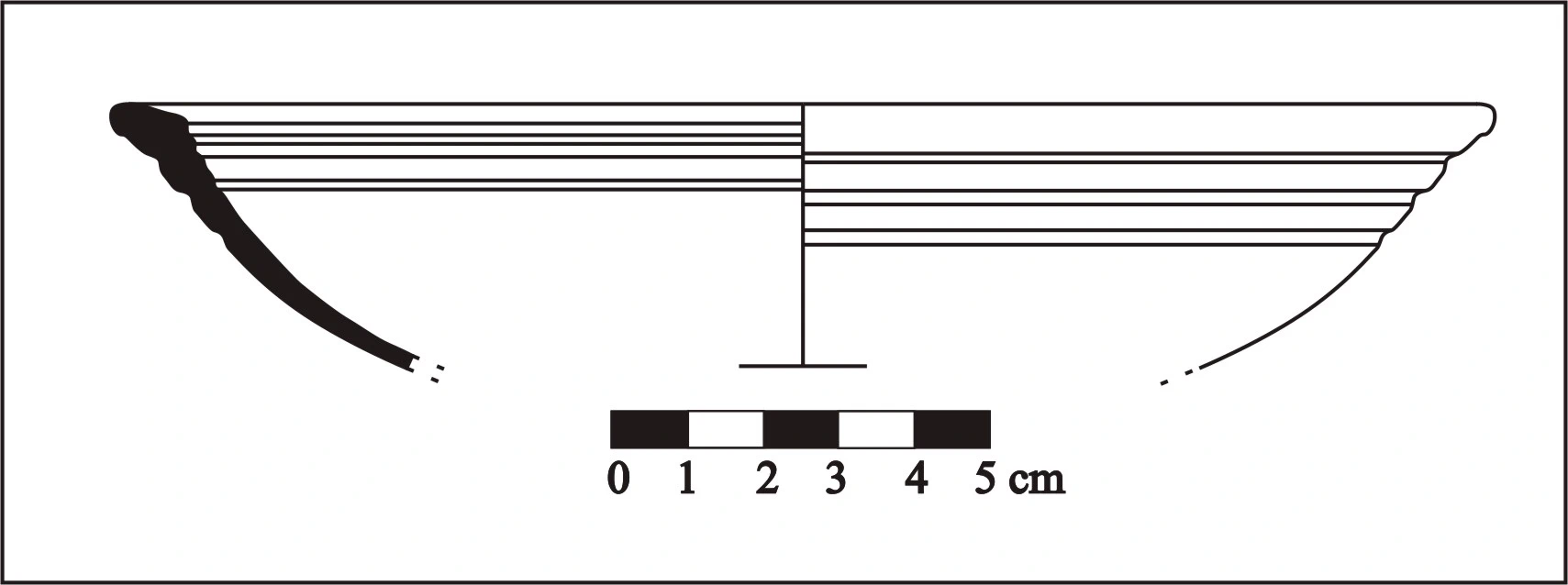 Roman Period Ceramic #787 technical drawing