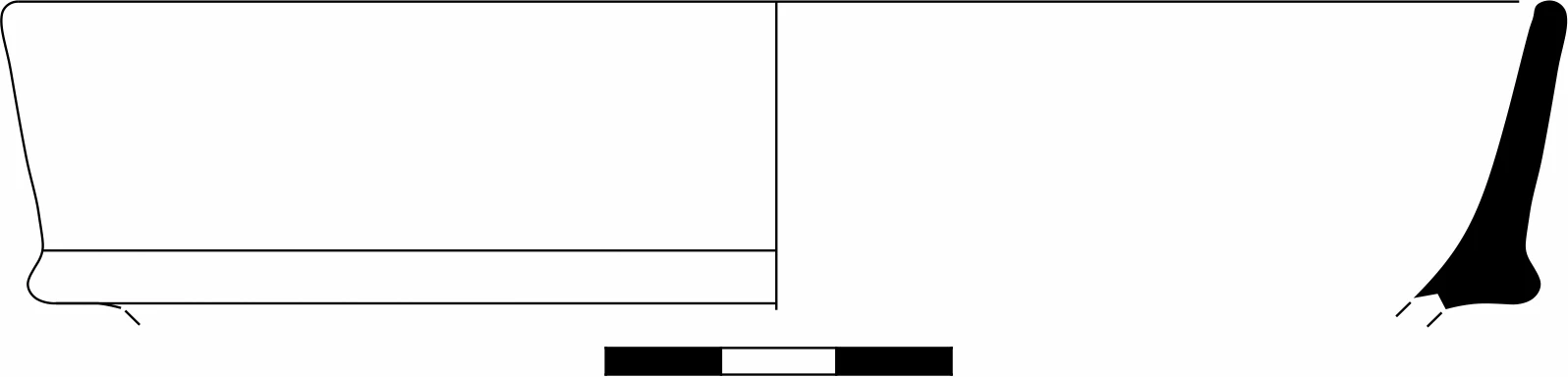 Roman Period Ceramic #1550 technical drawing
