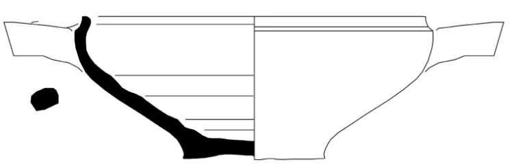 Hellenistic Period Ceramic #2326 technical drawing