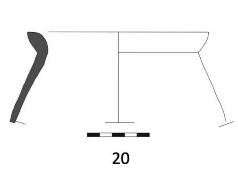 Roman Period Ceramic #2686 technical drawing