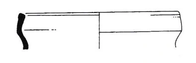 Roman Period Ceramic #1714 technical drawing