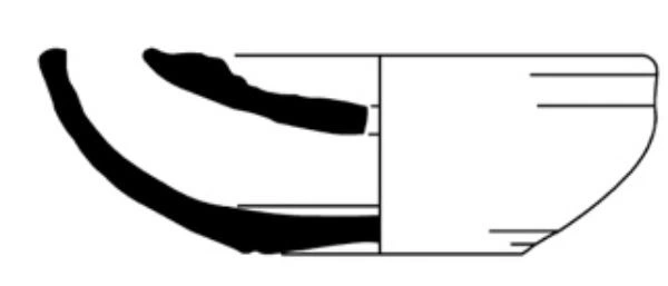 Roman Period Ceramic #2046 technical drawing