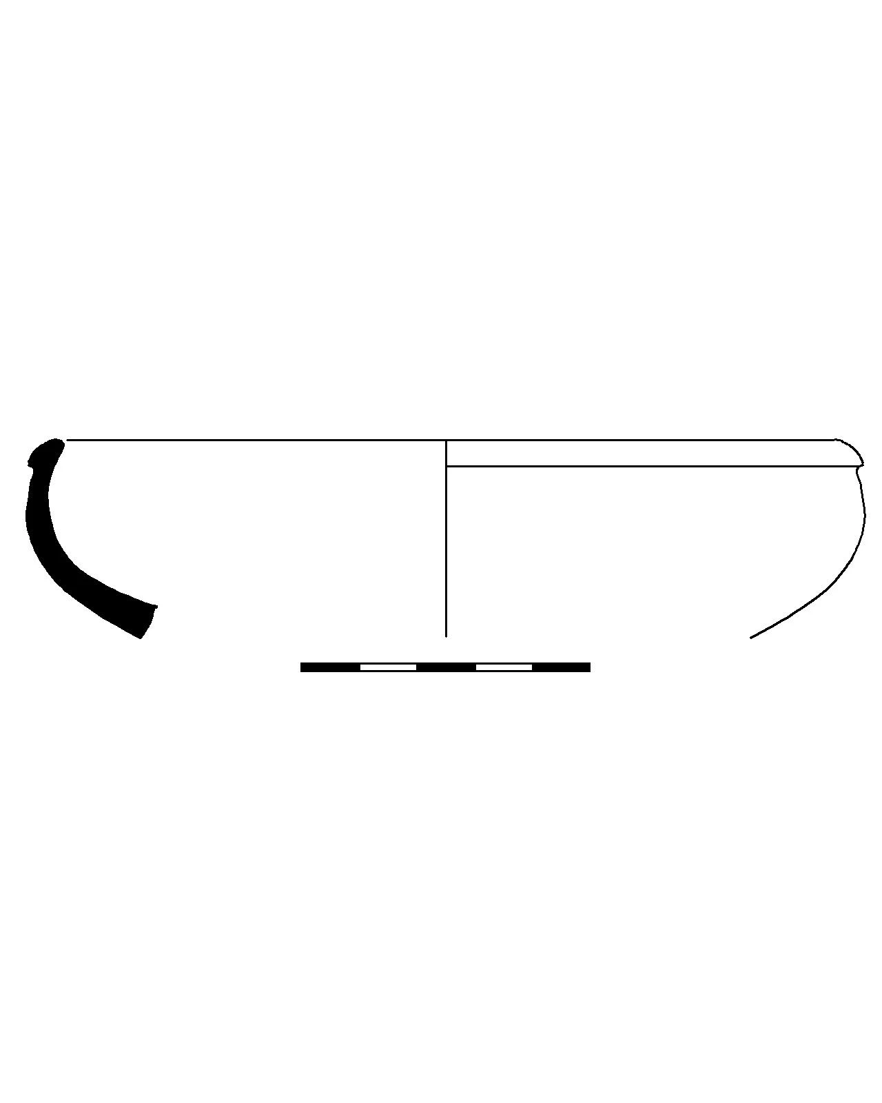 Roman Period Ceramic #2718 technical drawing
