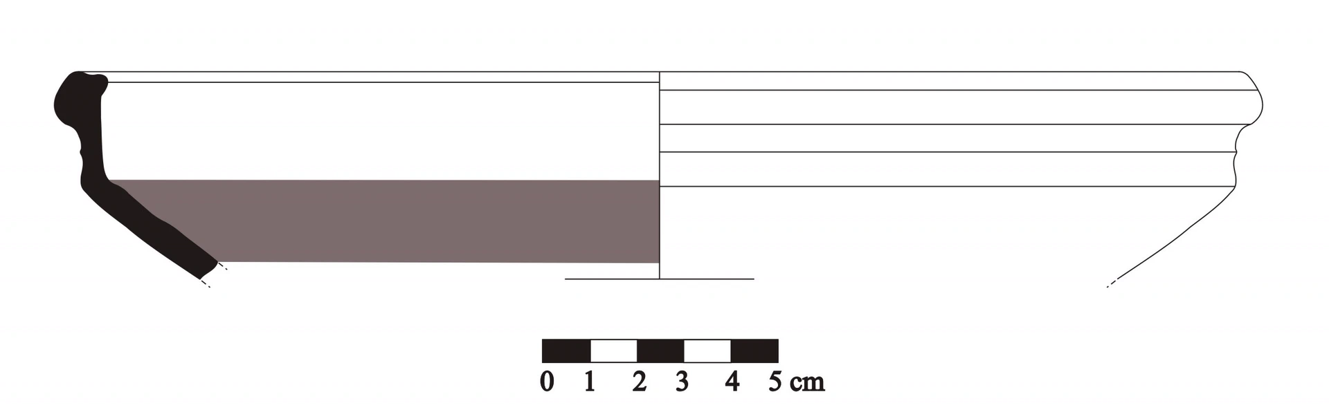 Roman Period Ceramic #650 technical drawing