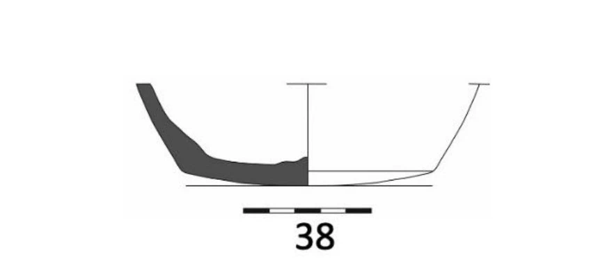 Roman Period Ceramic #2704 technical drawing