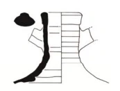 Roman Period Ceramic #1761 technical drawing
