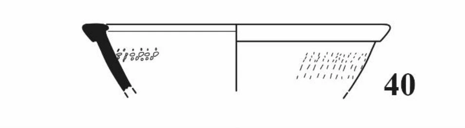 Roman Period Ceramic #2790 technical drawing