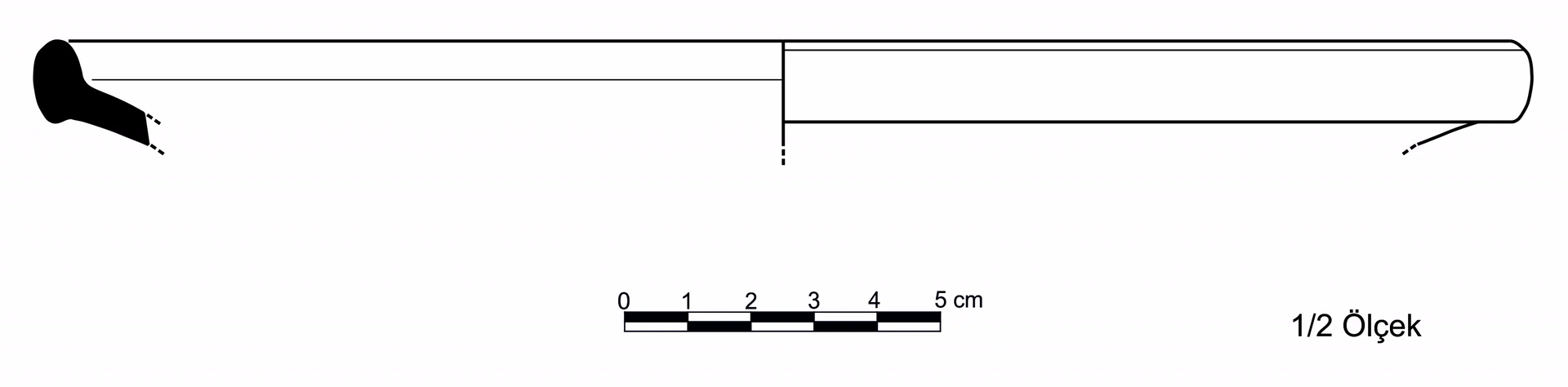 Roman Period Ceramic #2372 technical drawing