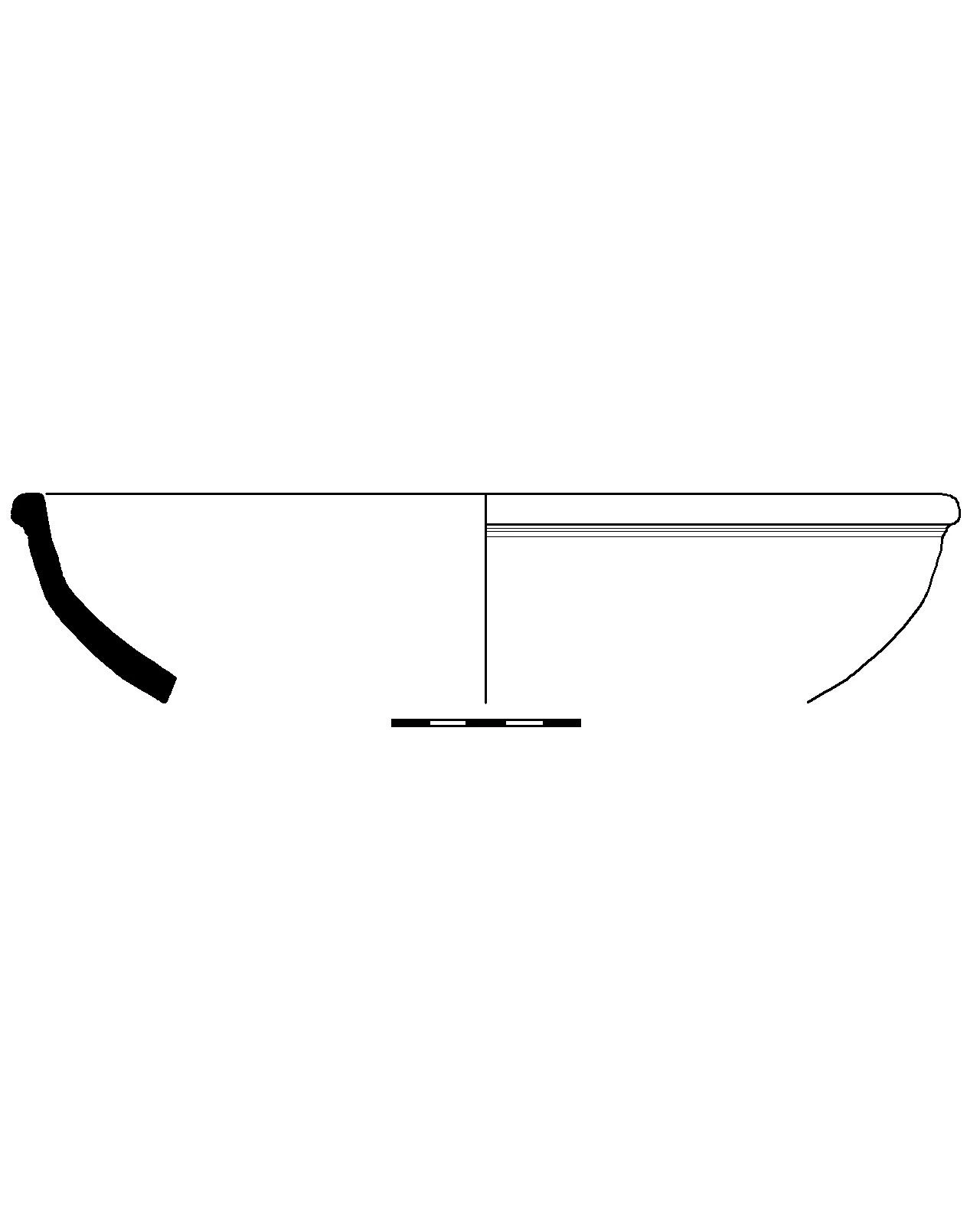 Roman Period Ceramic #2711 technical drawing