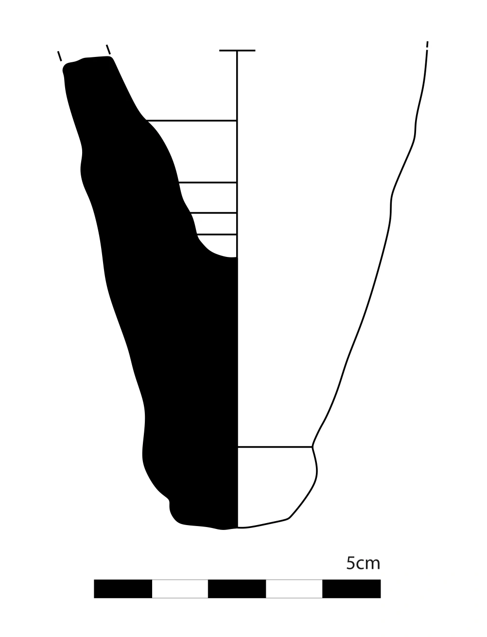 Roman Period Ceramic #877 technical drawing
