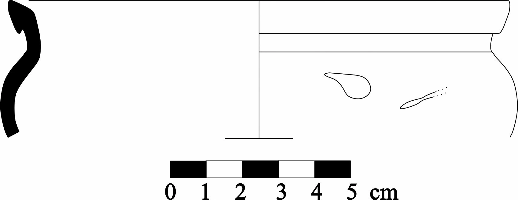 Roman Period Ceramic #810 technical drawing