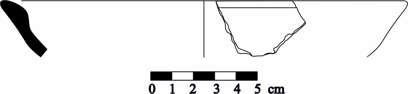 Iron Age(Anatolian and Mezopotamia) Ceramic #1159 technical drawing