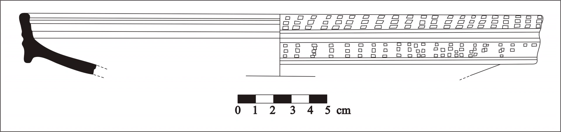 Roman Period Ceramic #639 technical drawing