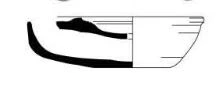 Roman Period Ceramic #1967 technical drawing