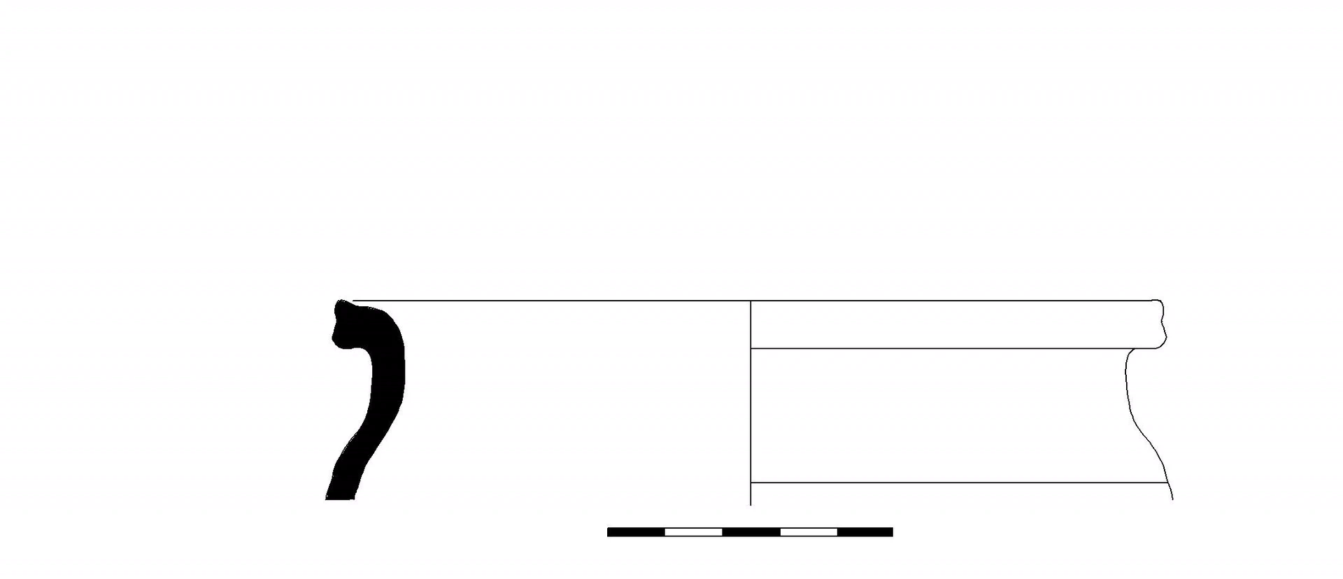 Roman Period Ceramic #2713 technical drawing
