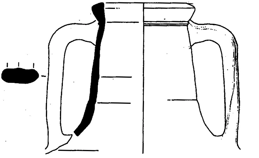Roman Period Ceramic #2012 technical drawing